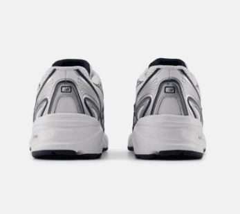 New Balance 740 White, Silver & Navy 4