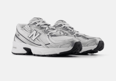 New Balance 740 White, Silver & Navy 5