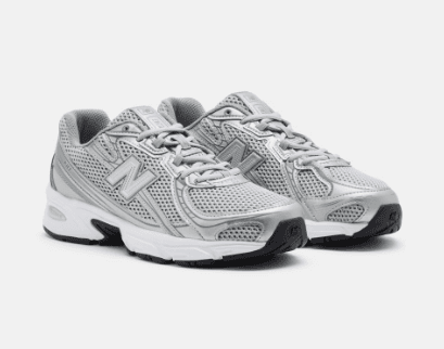 New Balance 740 White & Silver Metallic 5