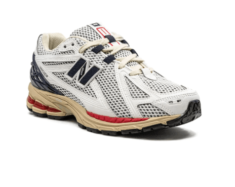 New Balance 1906R Cream, Navy & Red 4