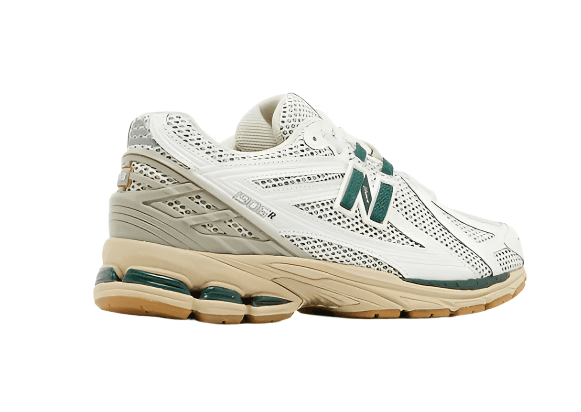 New Balance 1906R White with Nordic Green 2