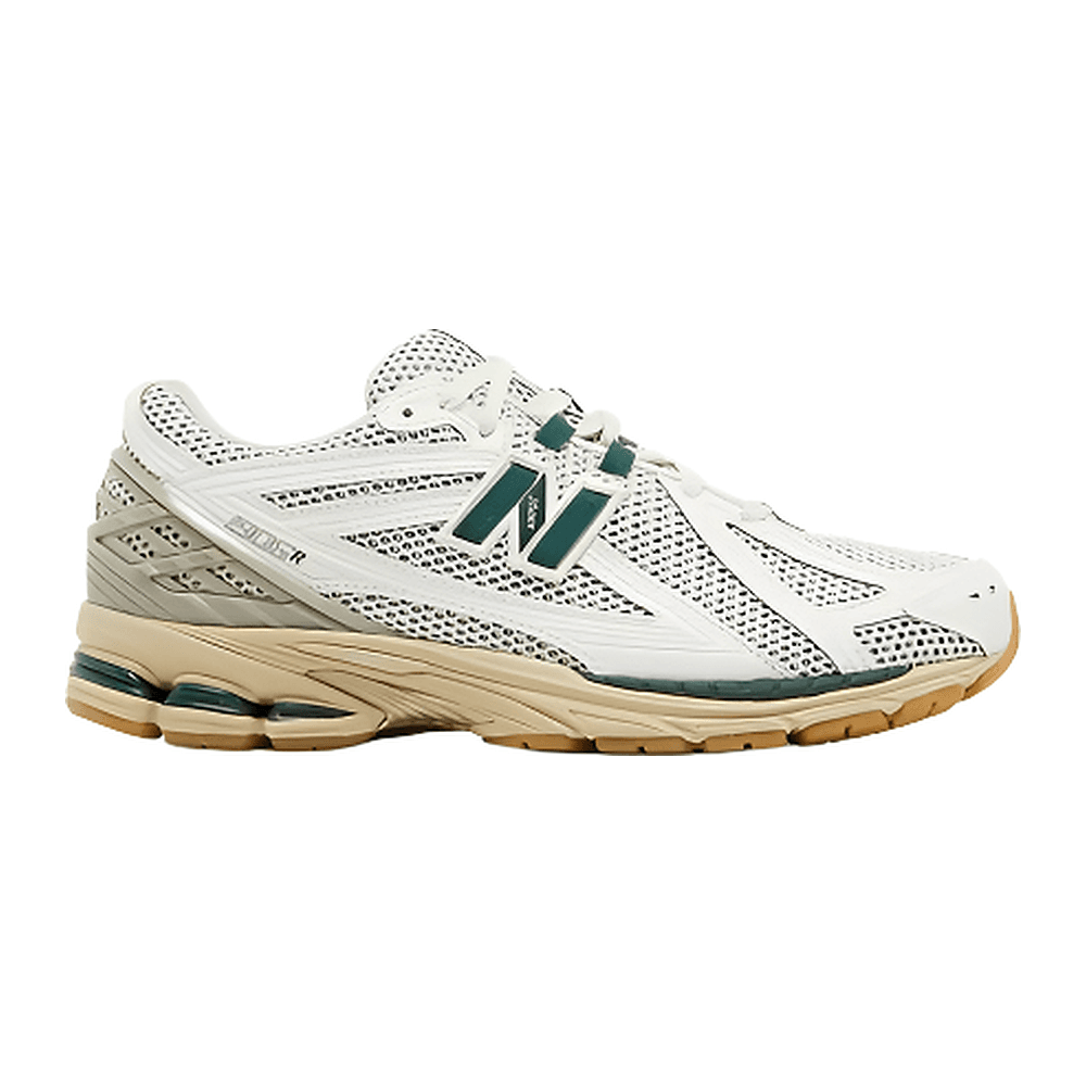 New Balance 1906R White with Nordic Green 1