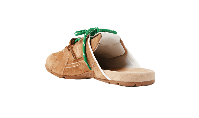 New Balance Brushed Suede Mule Tan 3
