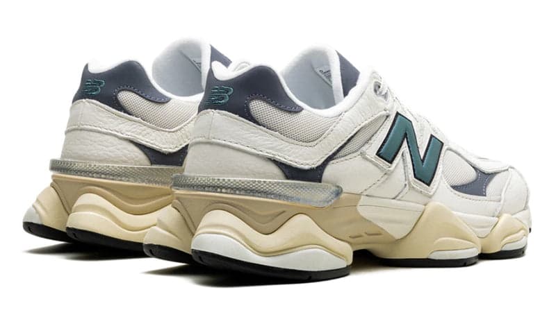New Balance 9060 White / Teal 4
