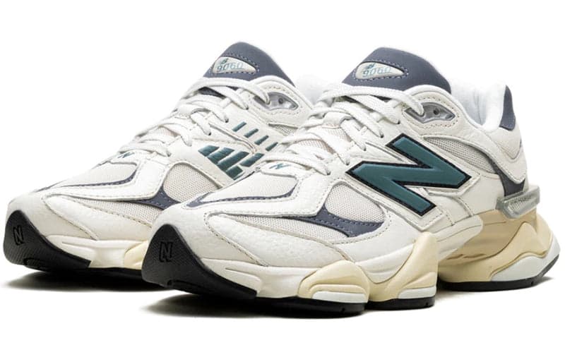 New Balance 9060 White / Teal 3