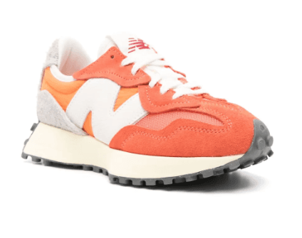 New Balance 327 Orange / White 2