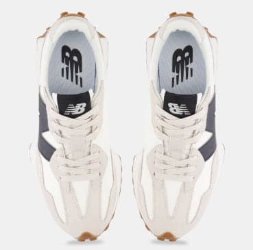 New Balance 327 White / Black Gum 4