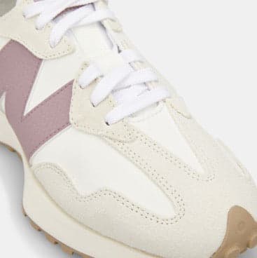 New Balance 327 White / Dusty Pink 3