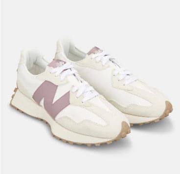 New Balance 327 White / Dusty Pink 4