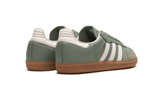 adidas Samba OG Green / White 3