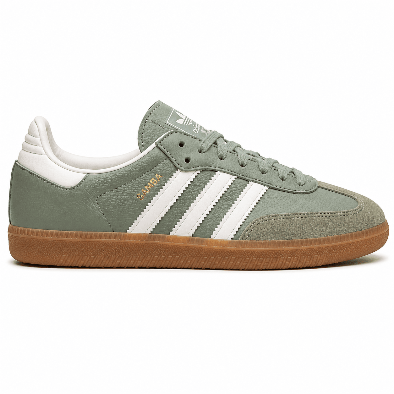 adidas Samba OG Green / White 1