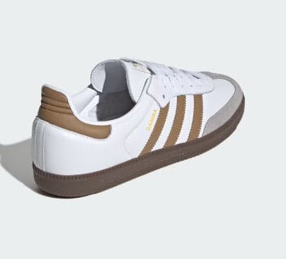 adidas Samba OG White / Brown 4