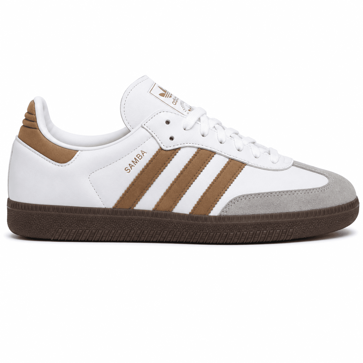 adidas Samba OG White / Brown 1
