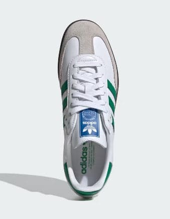 adidas Samba OG White / Green 4