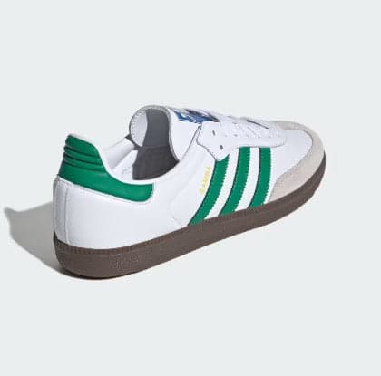 adidas Samba OG White / Green 3