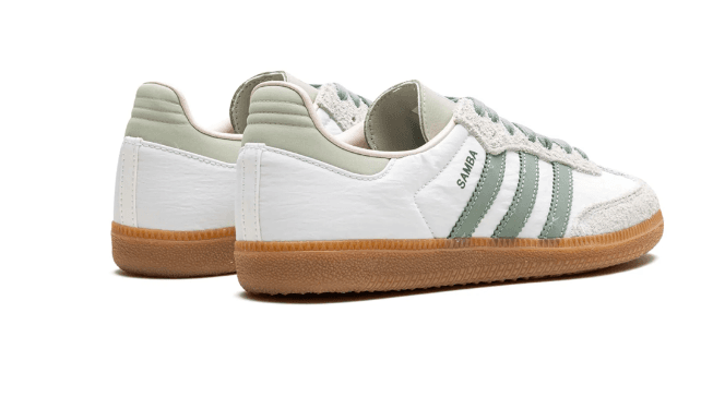 adidas Samba OG White / Sage Green 3