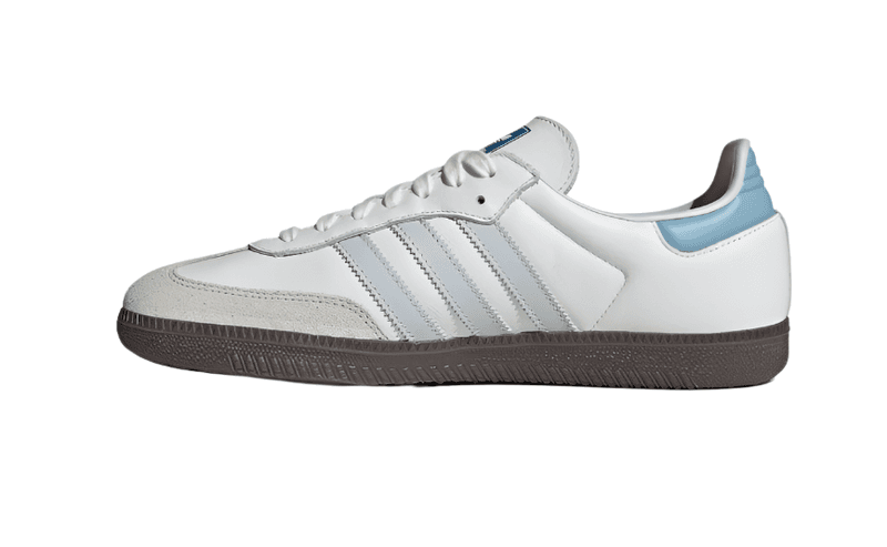 adidas Samba OG White / Light Blue 3