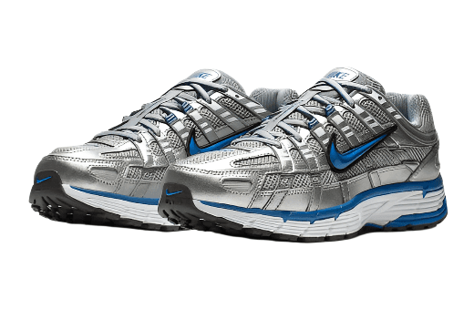 Nike P-6000 Metallic Silver Blue 3