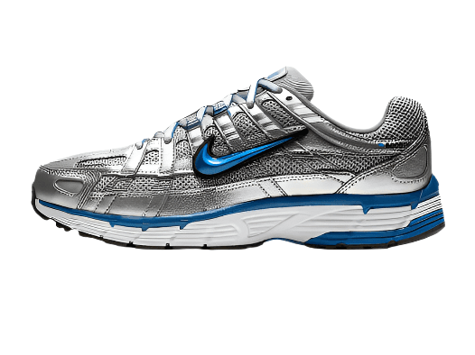 Nike P-6000 Metallic Silver Blue 2