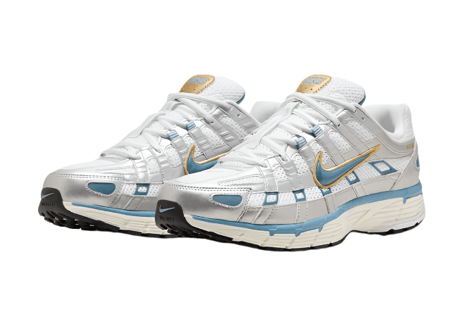 Nike P-6000 Metallic Silver Teal 3