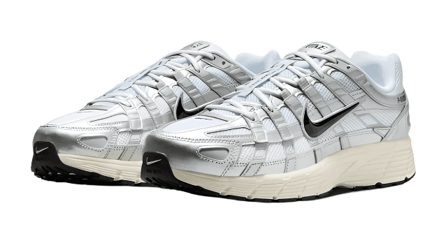 Nike P-6000 Metallic Silver Black 3