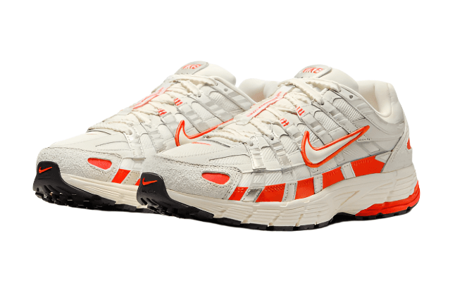 Nike P-6000 White Total Orange 3