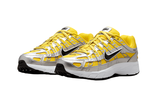 Nike P-6000 Metallic Silver Yellow 3