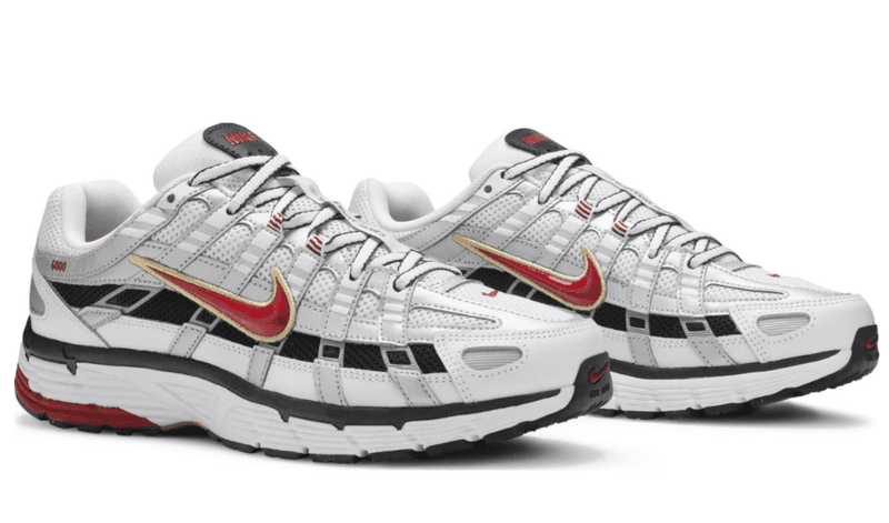 Nike P-6000 White University Red 3