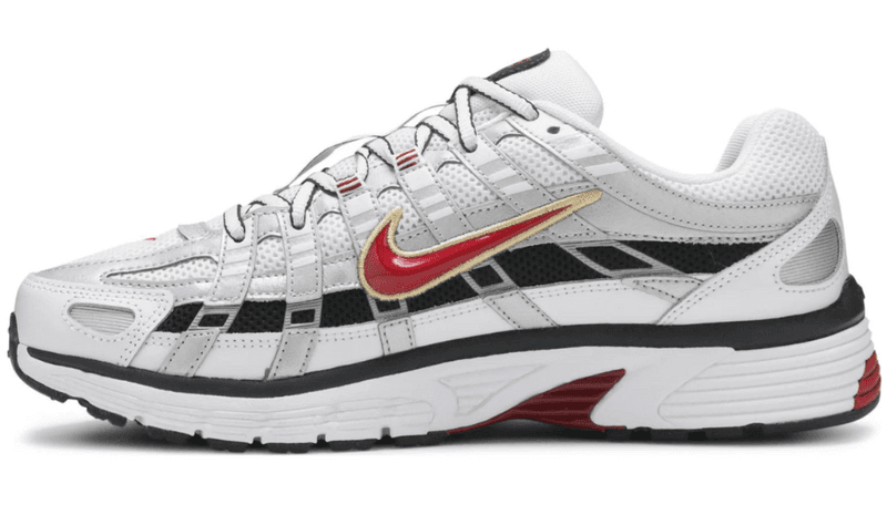 Nike P-6000 White University Red 2
