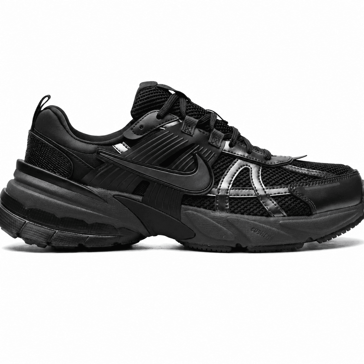 Nike V2K Run Triple Black 1