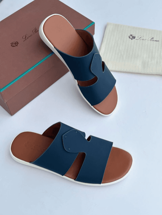 Loro Piana Cross Strap Sandal 6