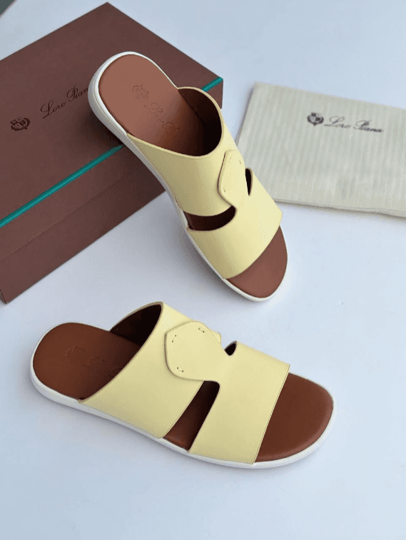 Loro Piana Cross Strap Sandal 5