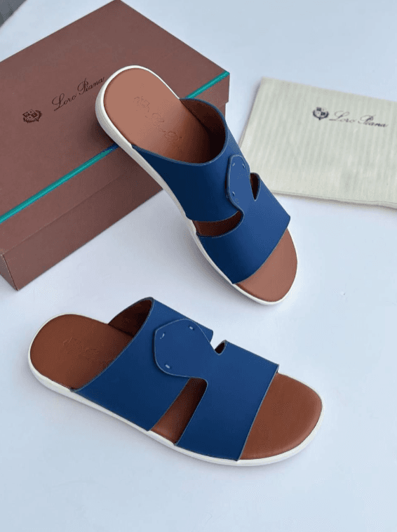 Loro Piana Cross Strap Sandal 8