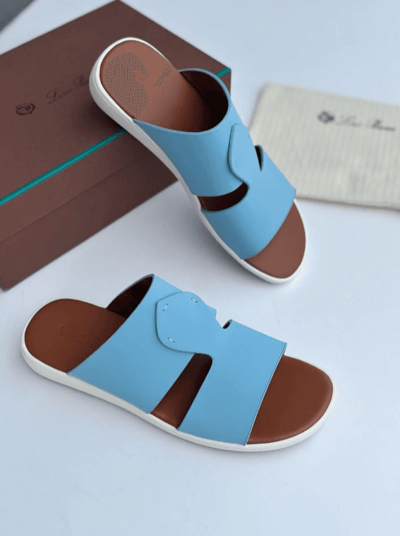 Loro Piana Cross Strap Sandal 4