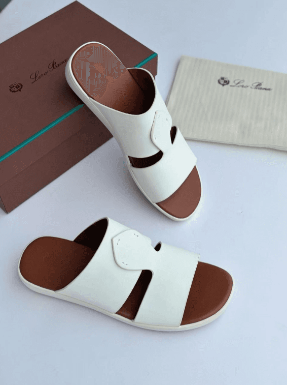 Loro Piana Cross Strap Sandal 7