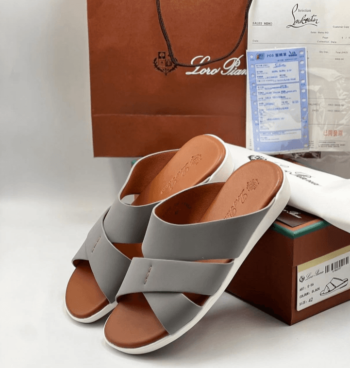 Loro Piana Cross Strap Sandal 3