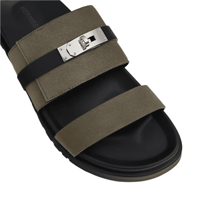 Loro Piana Buckle Slide Sandal 4