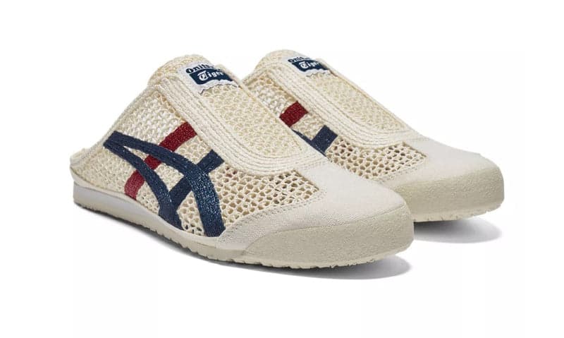 Onitsuka Tiger Mexico 66 Sabot Cream / Navy / Red 2