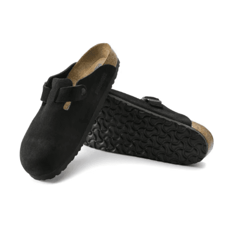 Birkenstock Boston Black Suede 4