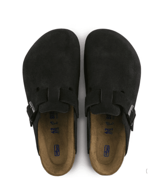 Birkenstock Boston Black Suede 3
