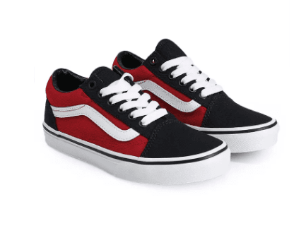 Vans Old Skool Red / Black 2