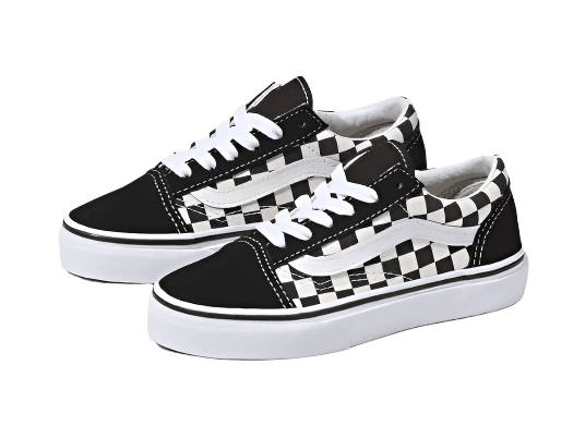 Vans Old Skool Checkerboard Black / White 3