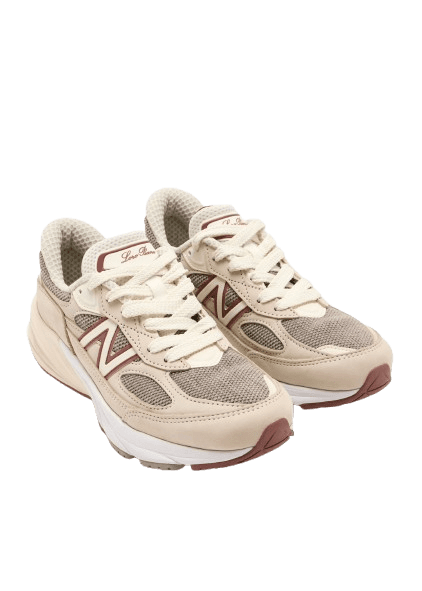 New Balance 990v6 Cream / Burgundy 3