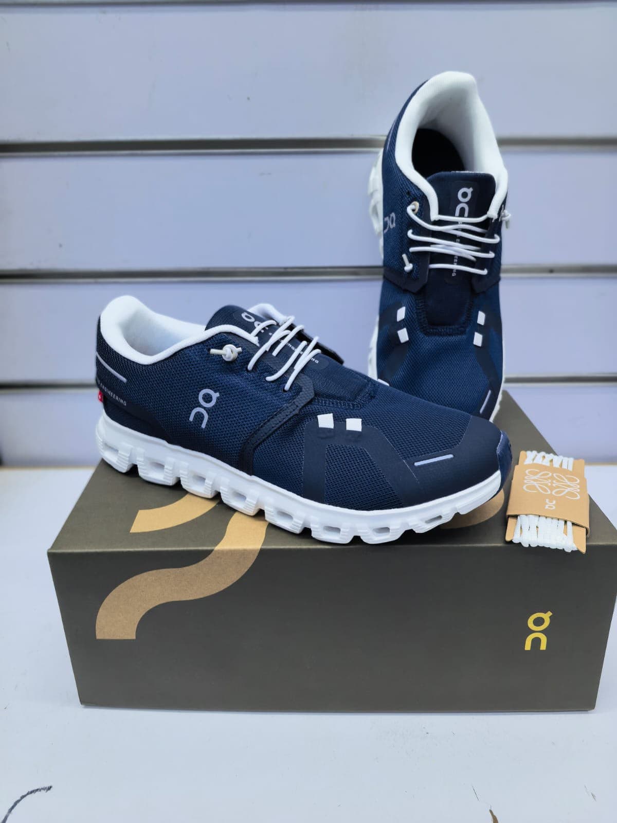 On Cloud 5 Navy White